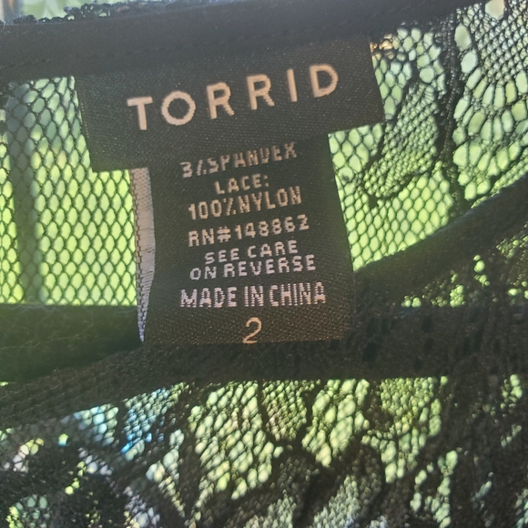 TORRID Lacy Blouse - Picture 6 of 8